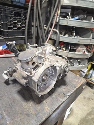 1989 Kawasaki KDX200 KDX 200 Bottom End Crankcase Crank Case Transmission - Image 1 of 4