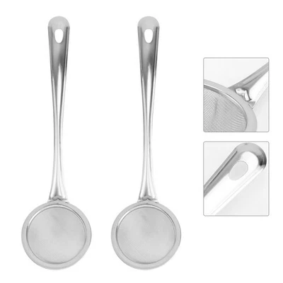  Setaccio per farina in acciaio inossidabile 2 pezzi Setaccio per farina - Immagine 1 di 4