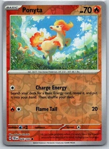 Ponyta 026/162 Reverse Holo SV05: Temporal Forces NM - Picture 1 of 2