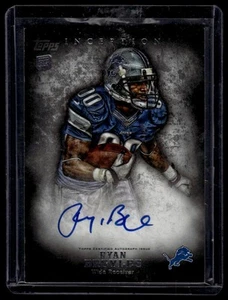 2012 Topps Inception Ryan Broyles #106 Auto Rookie - Picture 1 of 2