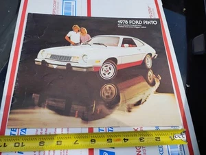 1978 Ford PInto Twelve-Page Original Car Sales Brochure Catalog Pre-Loved - Picture 1 of 4