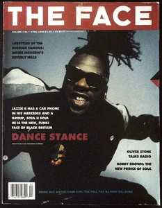 THE FACE April 1989 JAZZIE B of SOULL II SOUL Oliver Stone NICK KNIGHT @ V/GOOD - Picture 1 of 10