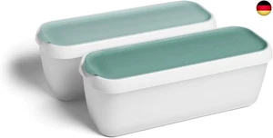 SPRINGLANE 2er-Set Eisbehälter für Speiseeis 1 L, Aufbewahrungsbehälter, Ge - Bild 1 von 9