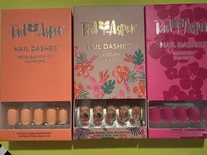 Lote 3 guiones de uñas de manicura Red Aspen nuevos; Kaitlyn, Eva’s y Beach Sunset - Imagen 1 de 2