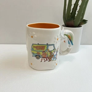 Rae Dunn Scooby Doo And The Gang THE MYSTERY TEAM Mug With Floral Detail NEW - Picture 1 of 5
