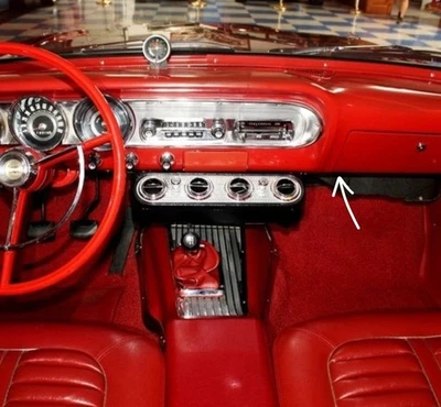 1963 Ford Fairlane 500 Mercury Meteor кронштейн для приборной панели правая сторона от оригинального производителя - Изображение 1 из 3