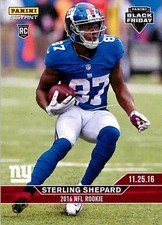 Sterling Shepard #8 2016 Panini Instant Black Friday Rookie RC (Only 194 made)