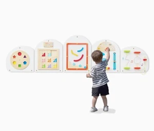 Busy Board for Toddlers, Sensory Board Montessori Sensory Toys, Wooden Wall Toy - Picture 1 of 6