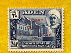 Nanee-B) Aden #6 Eastern Aden 1946,Moglh,Shibam, Overprint,21/2 Anna Ad2