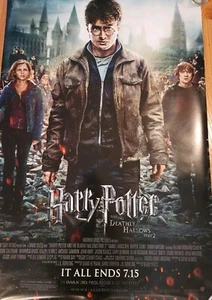 2011 Harry Potter Heiligtümer des Todes Teil 2 Kino Poster (2-seitig) 27x40  - Bild 1 von 7