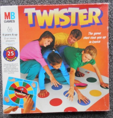 Twister Board Game original unused contents vintage 1993 MB Games family - Image 1 of 3