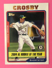 2005 Topps "2004 AL Rookie of the Year" Oakland Athletics - BOBBY CROSBY (RC)