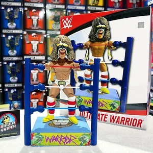 ULTIMATE WARRIOR WrestleMania WWF WWE Wrestling Legend White Shorts Bobblehead - Picture 1 of 10