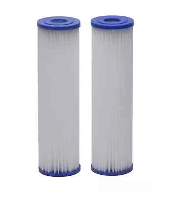 EcoPure EPW2P Pleated Whole Home Replacement Water Filter Universal Fits (2 pk) - Image 1 of 3