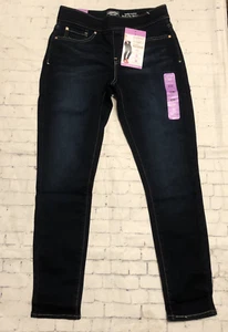 Levi Strauss Signature Pull On Skinny Shaping Jeans Pants Womens 6M work wear - Picture 1 of 6