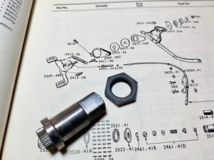 Harley Jockey Rocker Clutch Pedal Repair Stud WL WLA Knucklehead Servi 36-52 - Picture 1 of 7