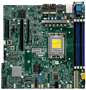 Placa madre SuperMicro X13SCH-LN4F - MicroATX, Catlow,UP, RPL-E Xeon E,LGA1700,C266 - Imagen 1 de 1