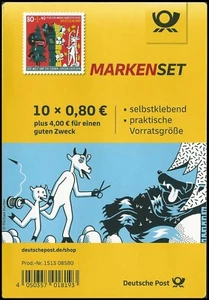 Der Wolf und die sieben jungen Geißlein - skl.- postfrisch - Mi.Nr. 3526, MH 118 - Picture 1 of 3