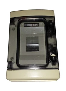 Electrical Enclosure 4 way IP65 NO mcbs 4 way New!!!!!! weather proof fuse box - Picture 1 of 1