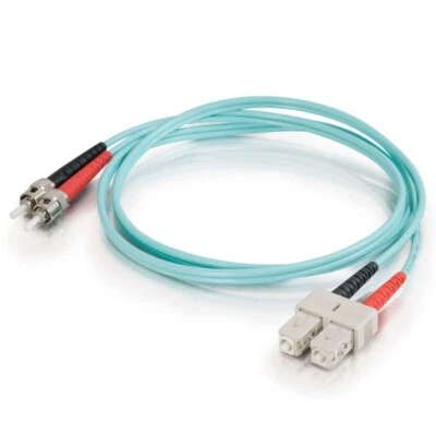Legrand 5M SC/ST 10Gb LSZH Duplex 50/125 Fibre Cable Aqua - Image 1 of 4