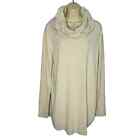 Barefoot Dreams CozyChic Lite Cowlneck Pullover Sweater Soft Lounge Cream M