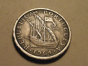 #1023 Portugal; 5 Escudos 1964 - Bild 1 von 3