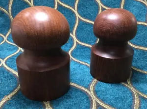 Impresionante par de agitadores de sal y pimienta Dansk vintage Dinamarca - madera - Imagen 1 de 5