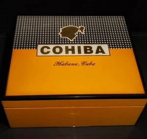 Wood Cigar Humidor 50 count NIB - Picture 1 of 12