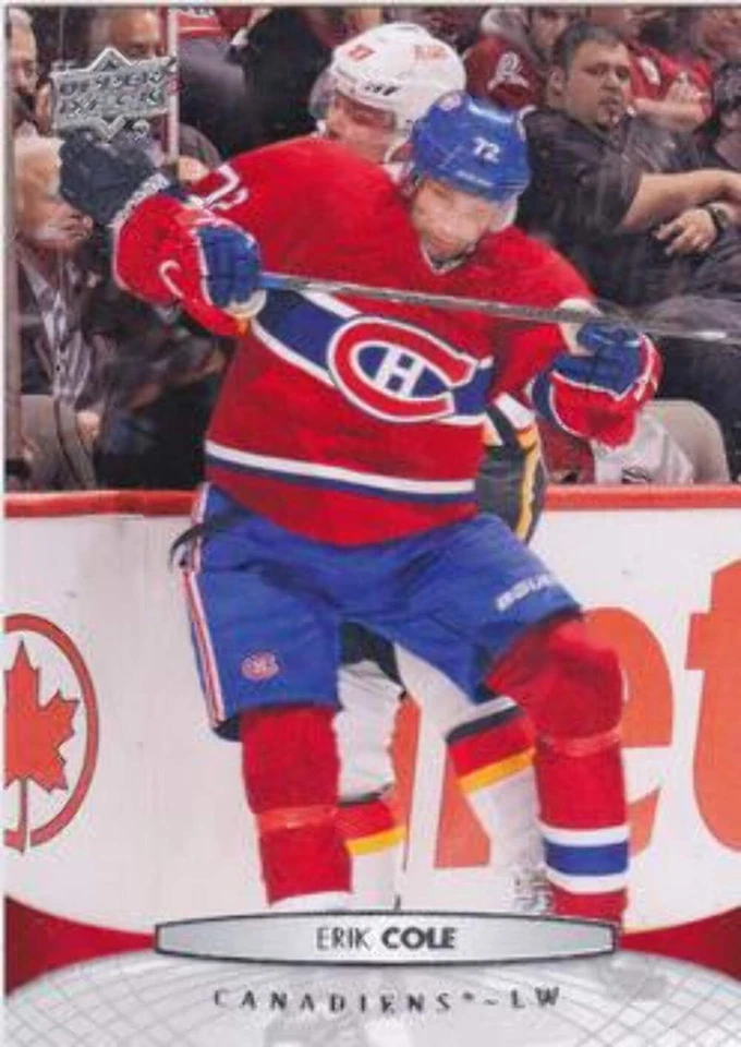 #357 Erik Cole - Montreal Canadiens - 2011-12 Upper Deck Hockey - Image 1 of 1