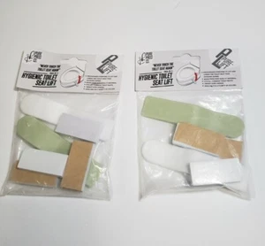 2 Packs Of 2Pcs Each Easy-To-Use Toilet Seat Lifter Sanitary Handle NEW - Picture 1 of 2