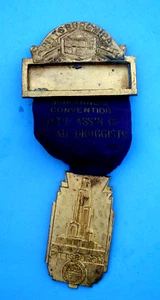 1936 National Association Retail Druggists Convention Badge Medal Pittsburgh - Picture 1 of 11
