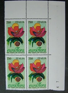 1991 Italy EUROFLORA Genoa 750 Lire MNh - Picture 1 of 1