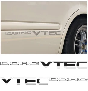 DOHC Vtec Sticker 92-00 Honda Civic Si Die Cut Vinyl OEM 1.2" x 16" - Picture 1 of 2