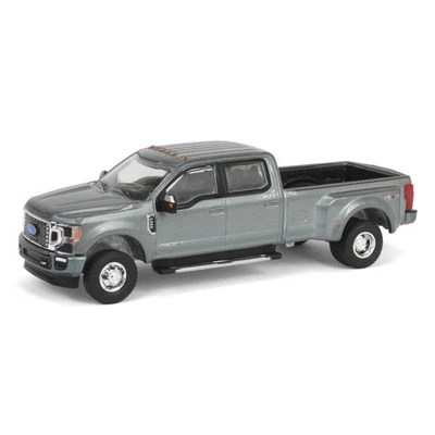 1/64 2022 F-350 Platinum Dually Gris Metálico Exclusivo Greenlight 51556-B - Imagen 1 de 4