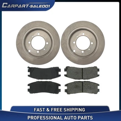 Juego de pastillas de freno de disco traseras para Mitsubishi Expo LRV C-Tek 1992-1994 rotor de freno de disco Foto 1 de 4