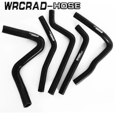 Kit de manguera de refrigerante de silicona negra para Kawasaki KX250 KX 250 1990-1993 1991 1992 Foto 1 de 4