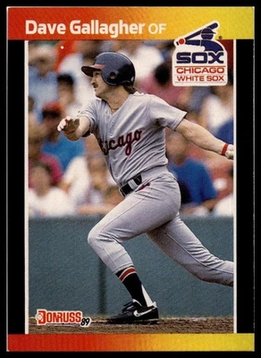 1989 Donruss #384d Dave Gallagher - Image 1 of 2