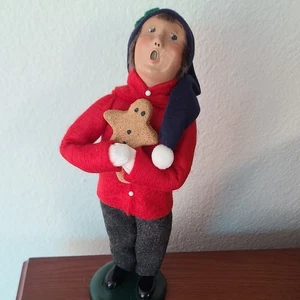 Byers Choice 1996 Boy Holding Gingerbread Man Ltd Ed 87/100 - Bild 1 von 17