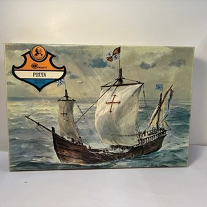 Mini kit modellino nave artigianale Pinta e Nina Colombo 12"x10". Coppia confezioni sigillate - Foto 1 di 17