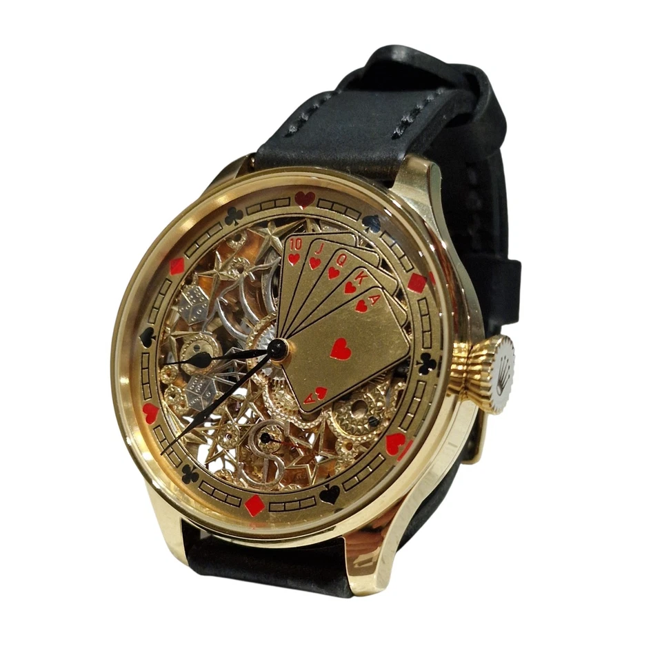 Reloj Esqueleto Edición Limitada 48mm Basado en un Movimiento de Reloj de Bolsillo Suizo Foto 1 de 4