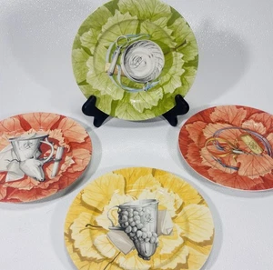 Villeroy & Boch Chateau Clarke 8" Side Salad Plates Set of 4 - Picture 1 of 19