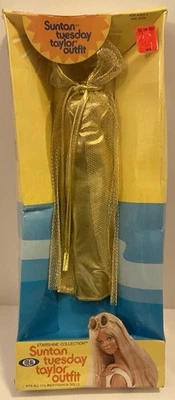 DE COLECCIÓN IDEAL BRONCEADO MARTES TAYLOR MUÑECA CONJUNTO VESTIDO DORADO COLECCIÓN STARSHINE Foto 1 de 4