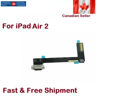 Nuevo cable conector muelle flexible puerto de carga USB negro para iPad Air 2 A1566 1567  Foto 1 de 4