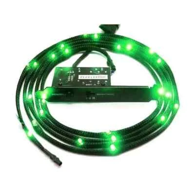NZXT Sleeved LED Kit 2 Meter Green - New - Free Uk Delivery - Image 1 of 2
