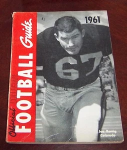 Official Collegiate Football Guide NCAA 1961 Joe Romig Colorado - Picture 1 of 1