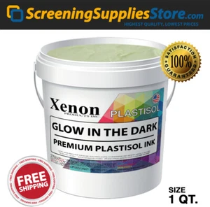 Xenón - tinta plastisol que brilla en la oscuridad para serigrafía - 1 cuarto - 32 oz - Imagen 1 de 1