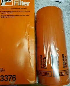 FRAM P3376 FUEL FILTER NEW BF1218 BF5800 FF211 3384 33384 FD776 25010862 1R-0712 - Picture 1 of 2