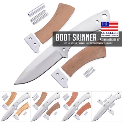 KNIFEKITS.COM Boot Skinner - DIY Knife Making Kit - USA Design