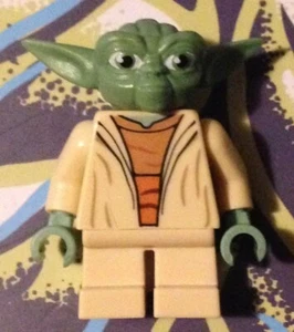 LEGO YODA MINIFIGURE STAR WARS JEDI FIGURE CLONE WARS - Picture 1 of 1