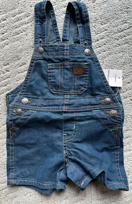 Nuevo con etiquetas Lee Shortalls Mono Denim Talla 18 Meses Unisex Foto 1 de 4